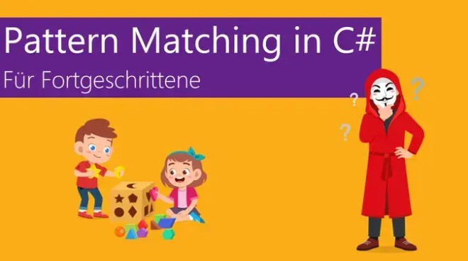 Pattern Matching - Kinder stecken Formen in die Öffnungen des Kastens